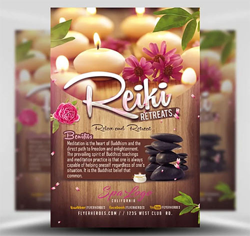 Flyer Template - Relax and Retreat SPA