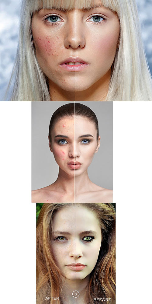 50 Photoshop Actions Retouching Skin