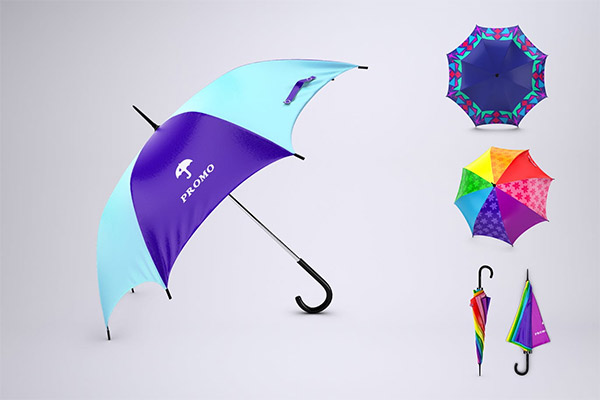 Promotional Umbrella Mock-Up