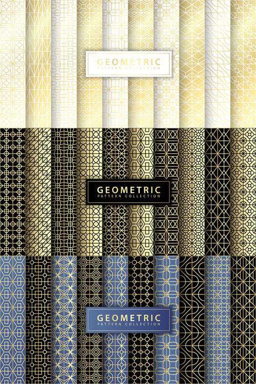 Geometric Patterns Vector Collection