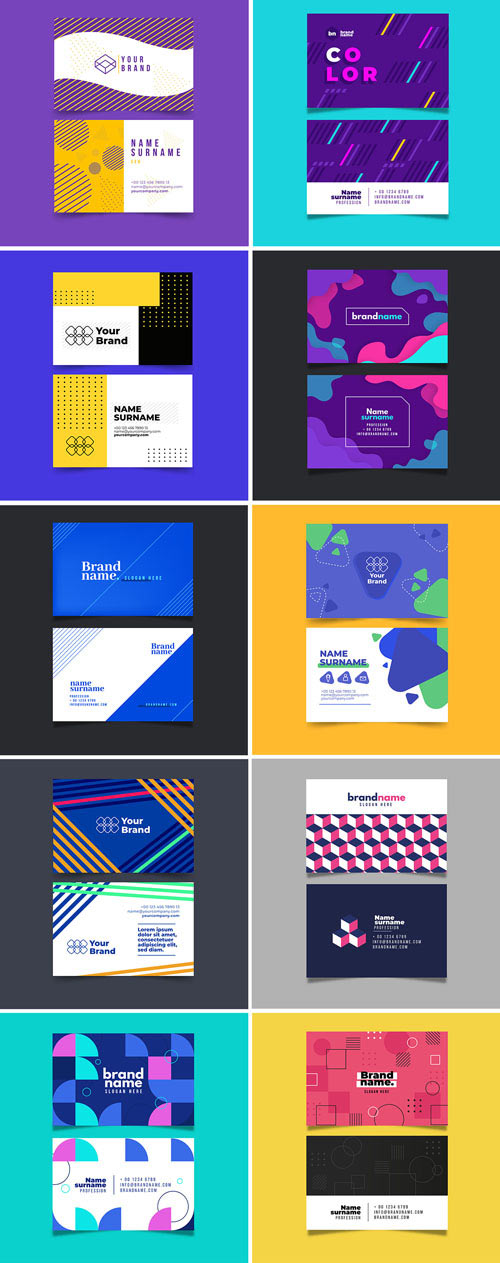 10 Best Business Card Templates in Vector
