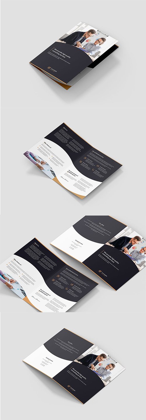 PSD Brochure Business Consulting Bi-Fold