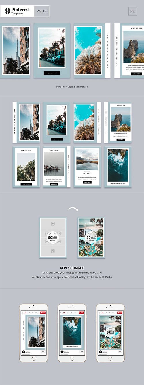 Pinterest Templates Vol. 12