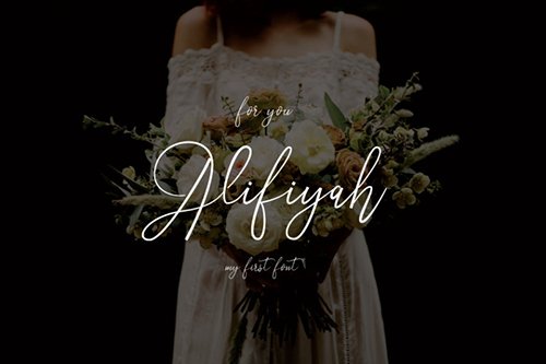 Alifiyah Handwritten Script Font