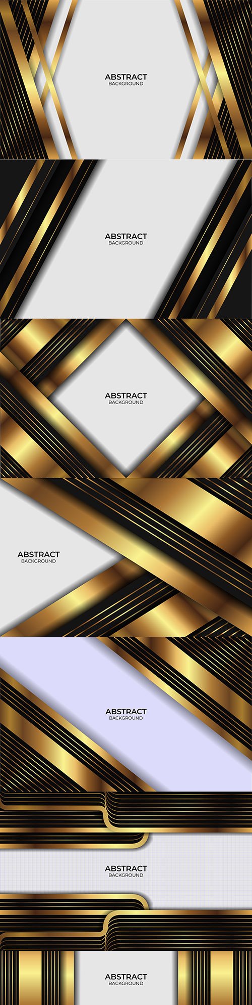 Luxury gold and black design background