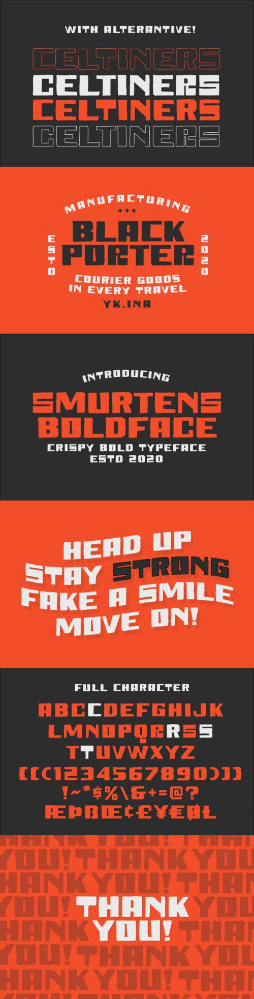 Smurtens Bold Typeface