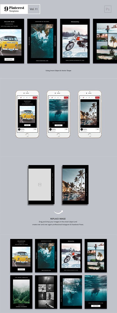 Pinterest Templates Vol. 11