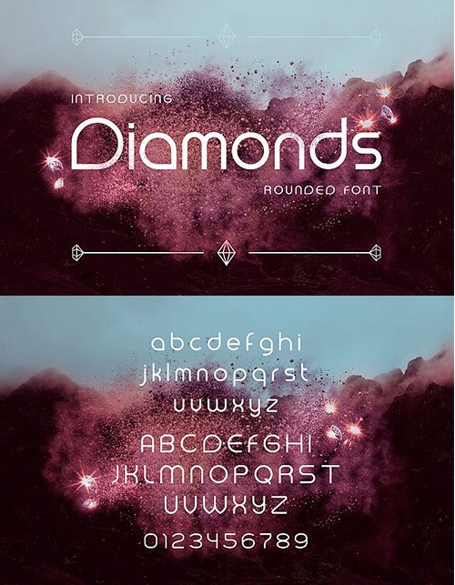 Diamonds Script Font