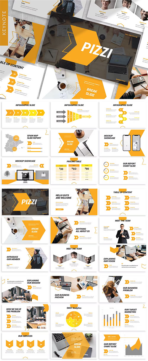 Pizzi - Business Powerpoint Template