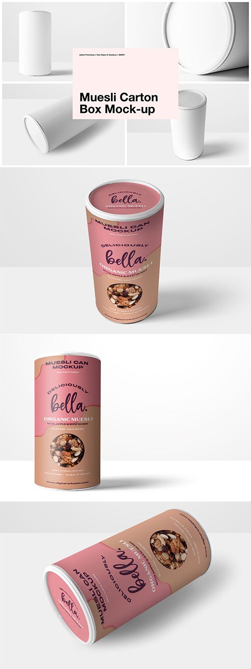Muesli Cylinder Box