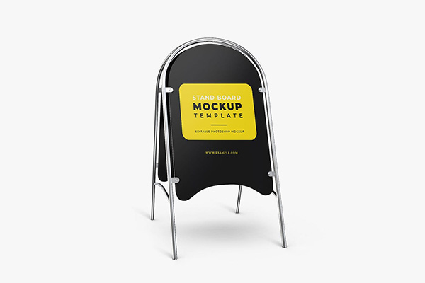Stand Board Mock-Up Template PSD
