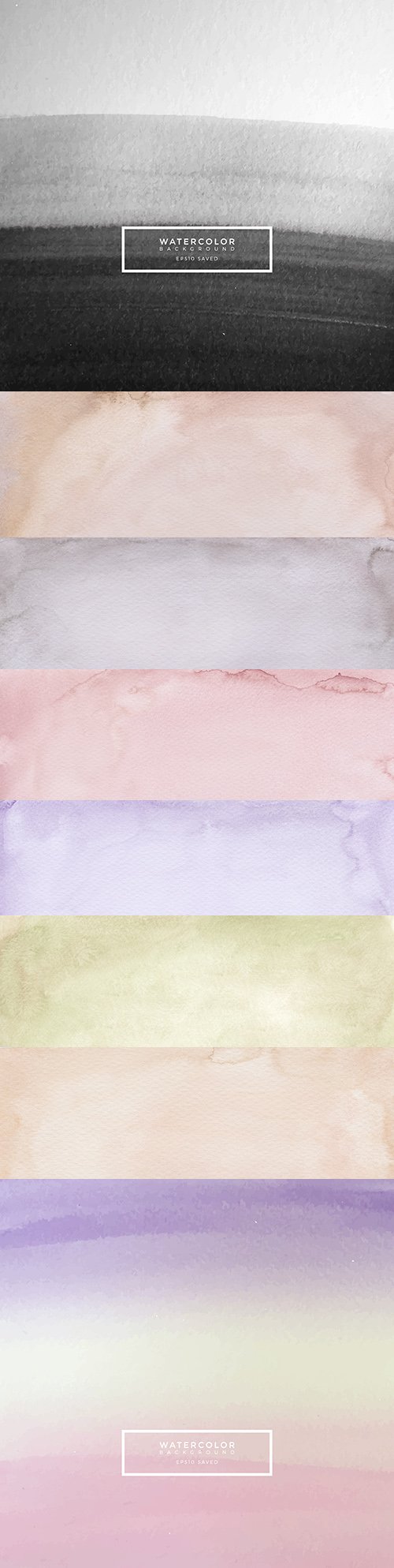 Watercolor texture background design soft colored