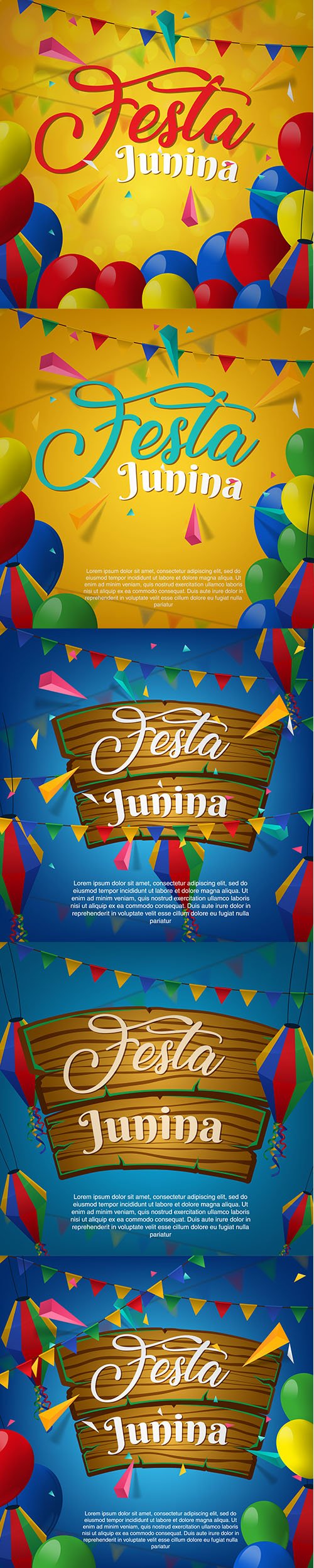 Festa Junina Party Design Illustration