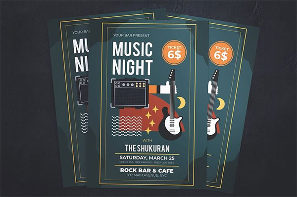 Music Night Flyer