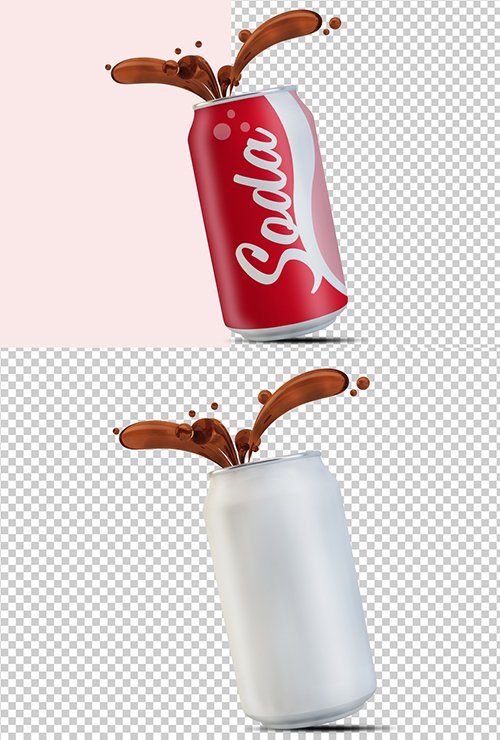 Aluminum Can Mockup 250706402