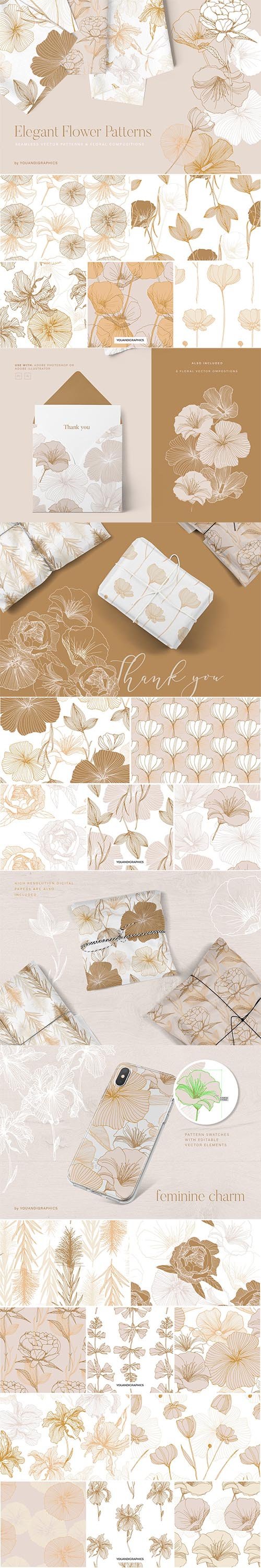 Elegant Flower Patterns