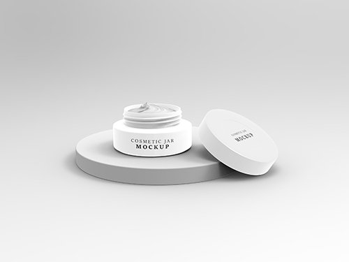 PSD Cosmetic cream mockup