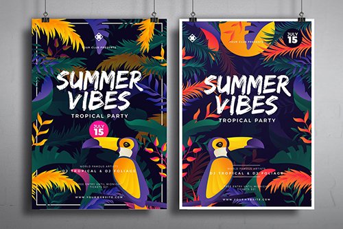 Tropical Summer Posters