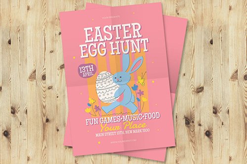 Midcentury Egg Hunts PSD