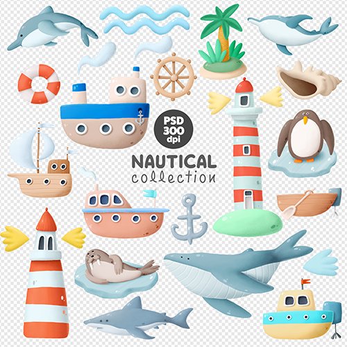 Nautical Hand-Drawn Collection