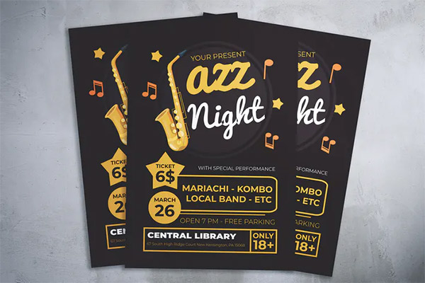 Jazz Night Flyer