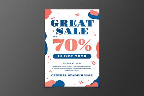 Great Sale Flyer PSD