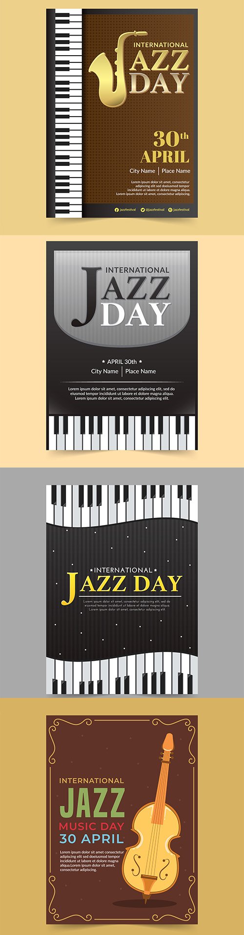 International Jazz Day Poster