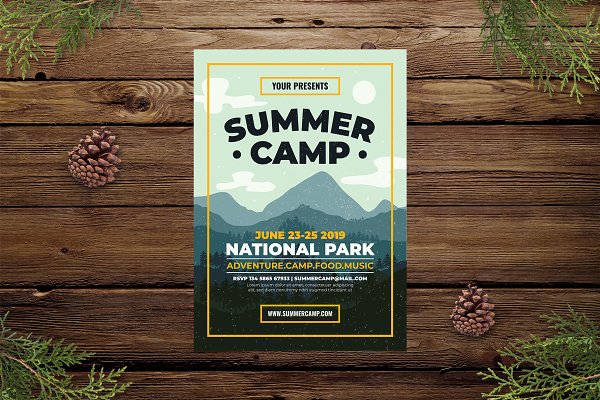 Summer Camp PSD