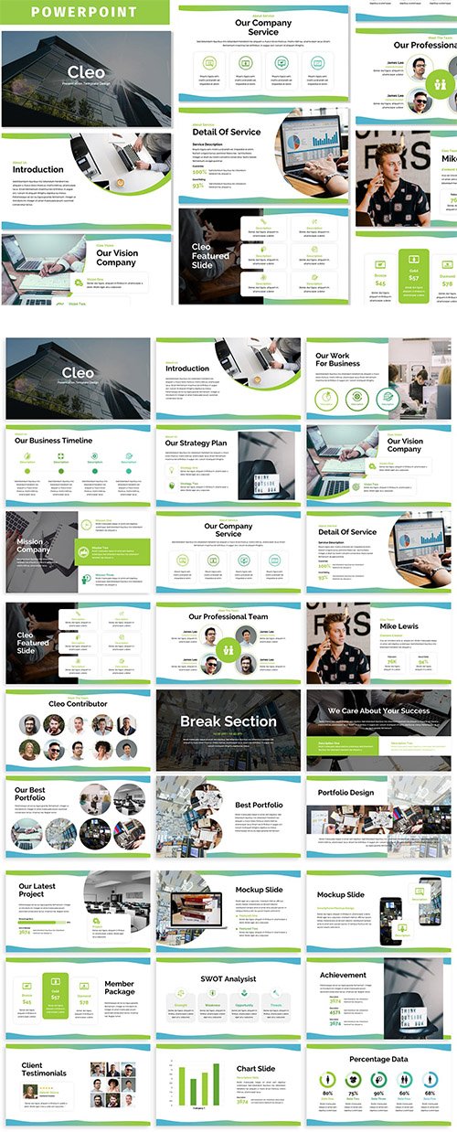 Cleo - Business Powerpoint Template