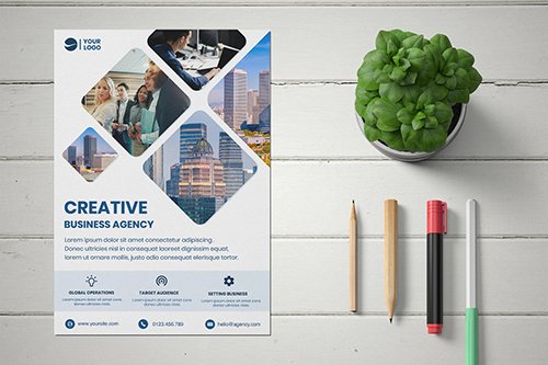 Creative Corporate Business Flyer template