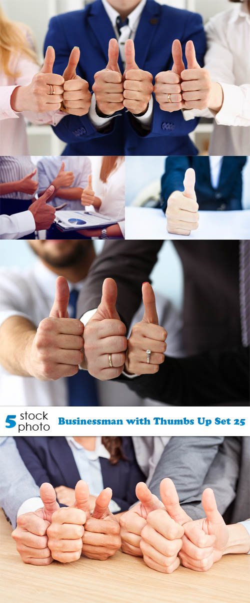 Photos - Businessman with Thumbs Up Set 25
