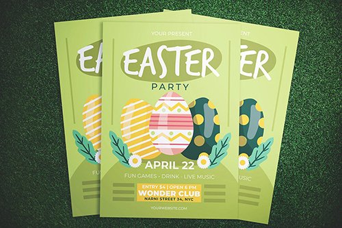 Easter Party Flyer