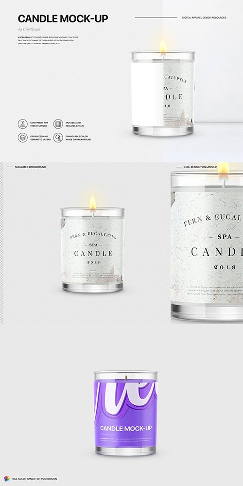Candle Mockup