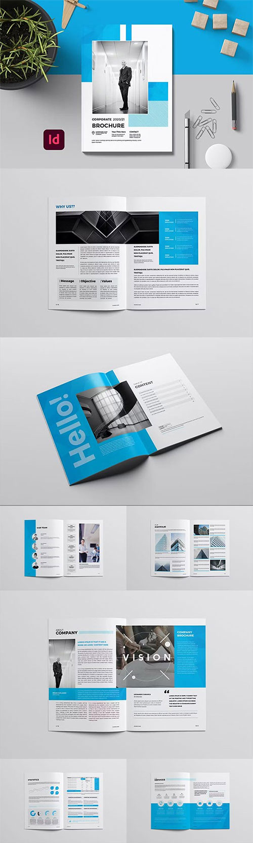Corporate Brochure Template H3YT49L