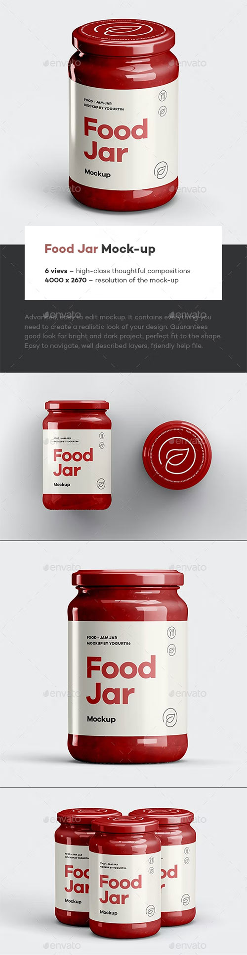 Food Jar Mock-up 39636031