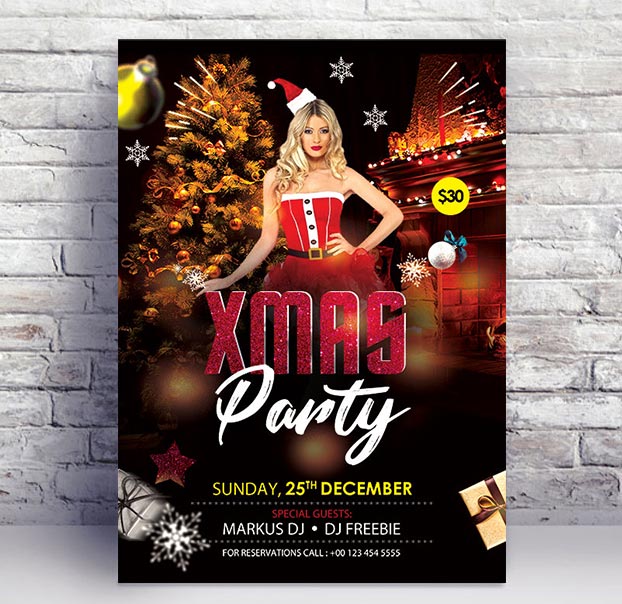 XMAS Party - Premium flyer psd template