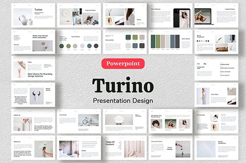 Turino - Branding Presentation Template Powerpoint and Keynote
