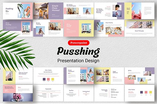 Pusshing - Presentation Design Template Powerpoint, Keynote and Google Slides