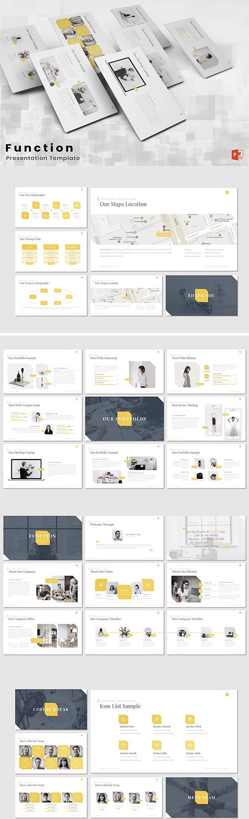 Function - Powerpoint Keynote and Google Slides Templates