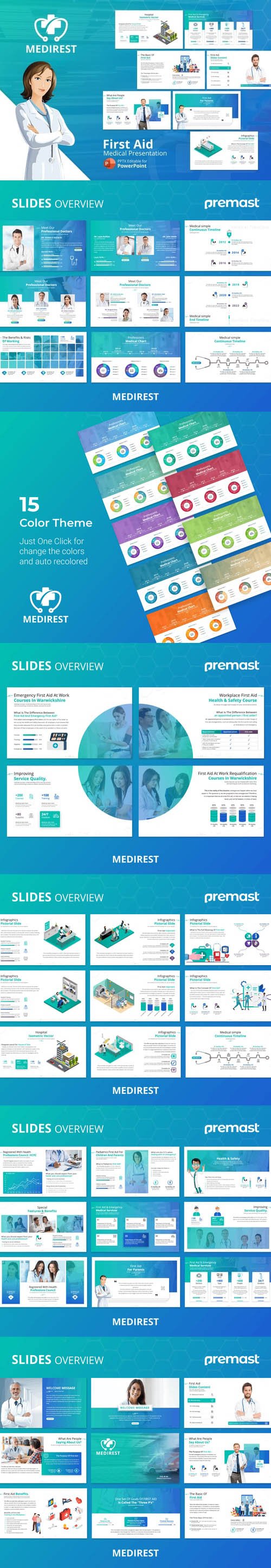Medirest – First Aid Presentation Template