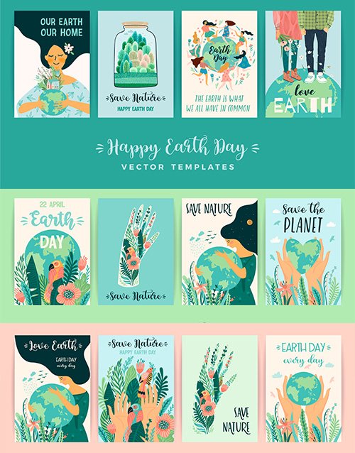 Earth Day Save Nature Template
