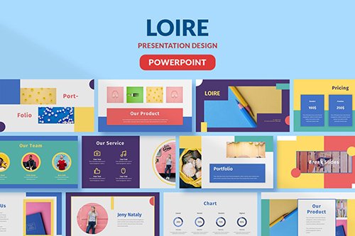 Loire - Creatives Presentation Design Powerpoint