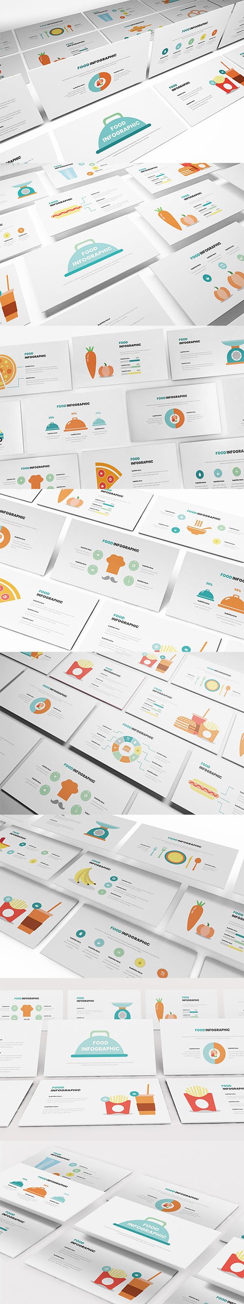 Food Infographic Powerpoint, Keynote and Google Slides Template