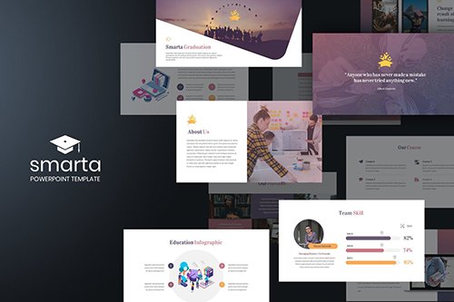 Smarta - Course & Education Powerpoint Template