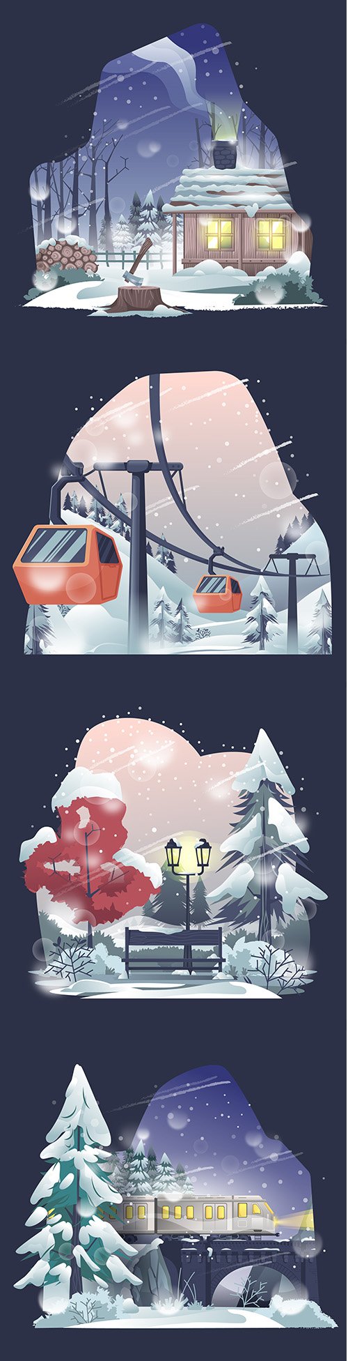 Winter Beautiful Illustration