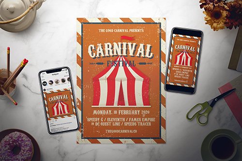 Carnival Festival Flyer Set