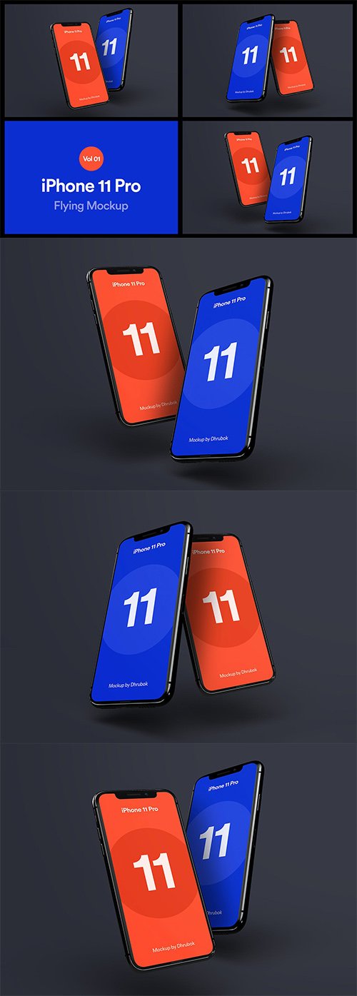 iPhone 11 Pro Mockup Vol 06