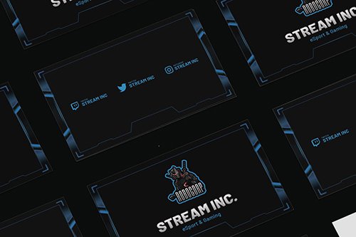 Streamer eSports & Gaming Business Card