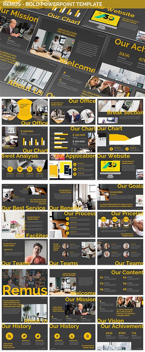 Remus - Bold Powerpoint Template