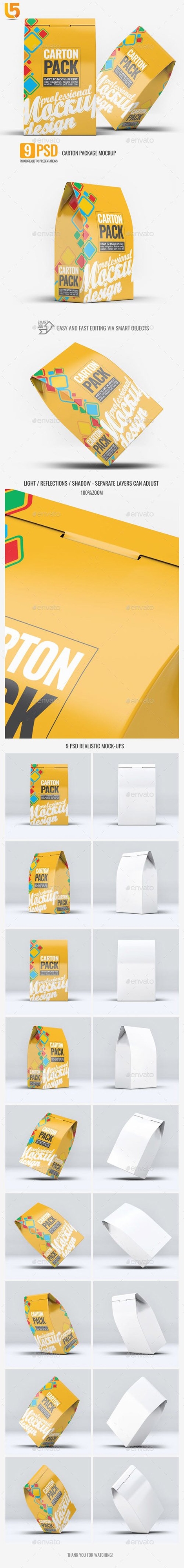 Carton Box Pack Mock-Up 23224959